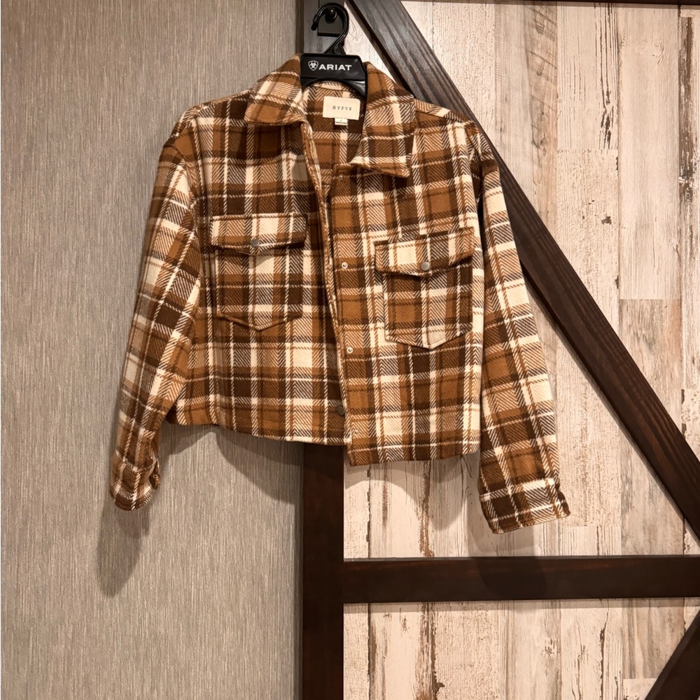 HYFVE Brown Plaid Jacket